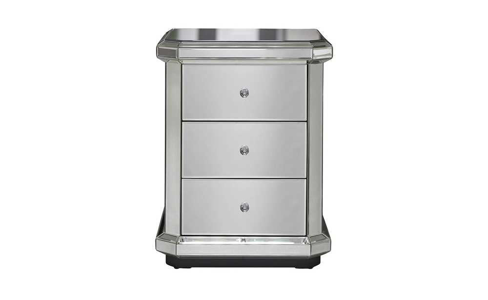 Тумба прикроватная зеркальная