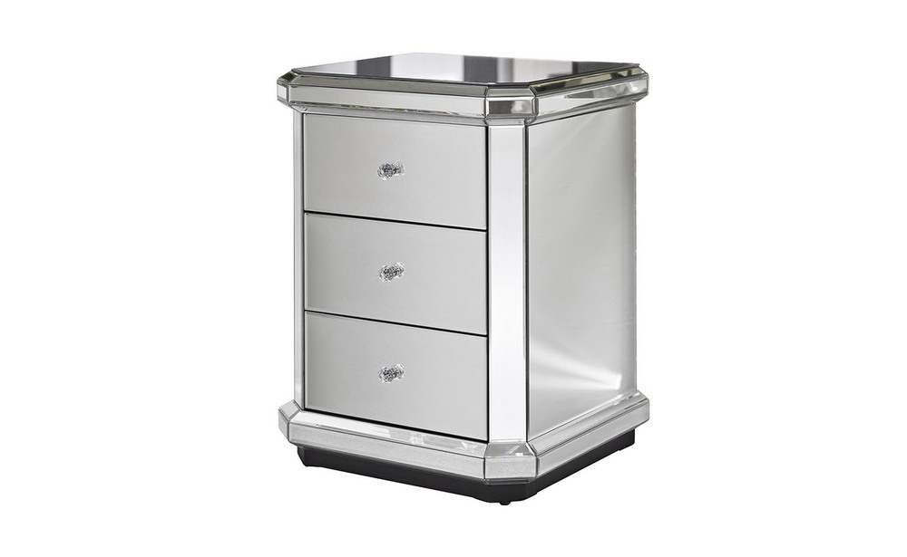 Тумба прикроватная зеркальная