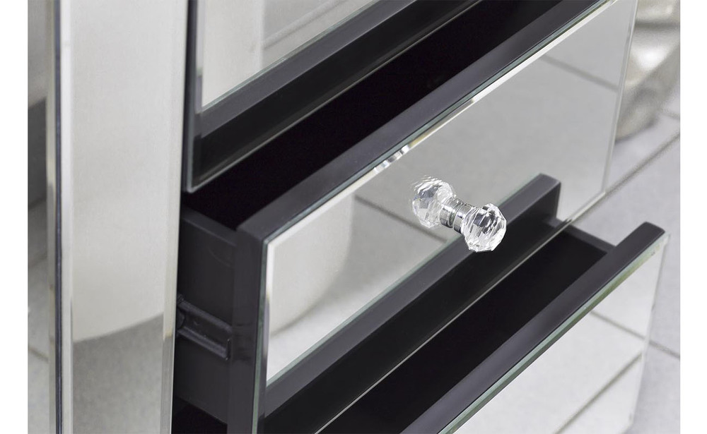 Тумба прикроватная зеркальная