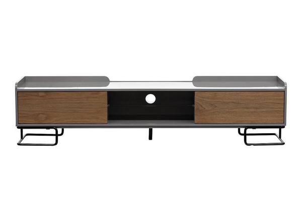 Тумба под телевизор серая