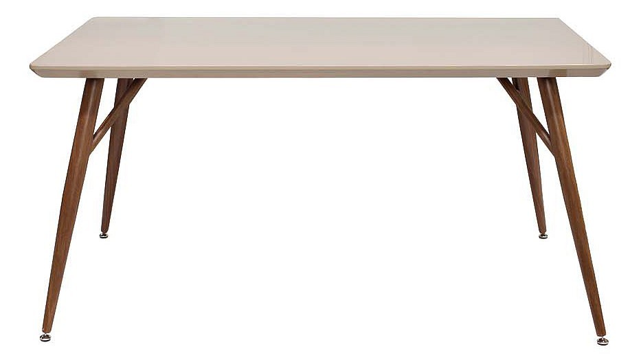 Стол обеденный бежевый