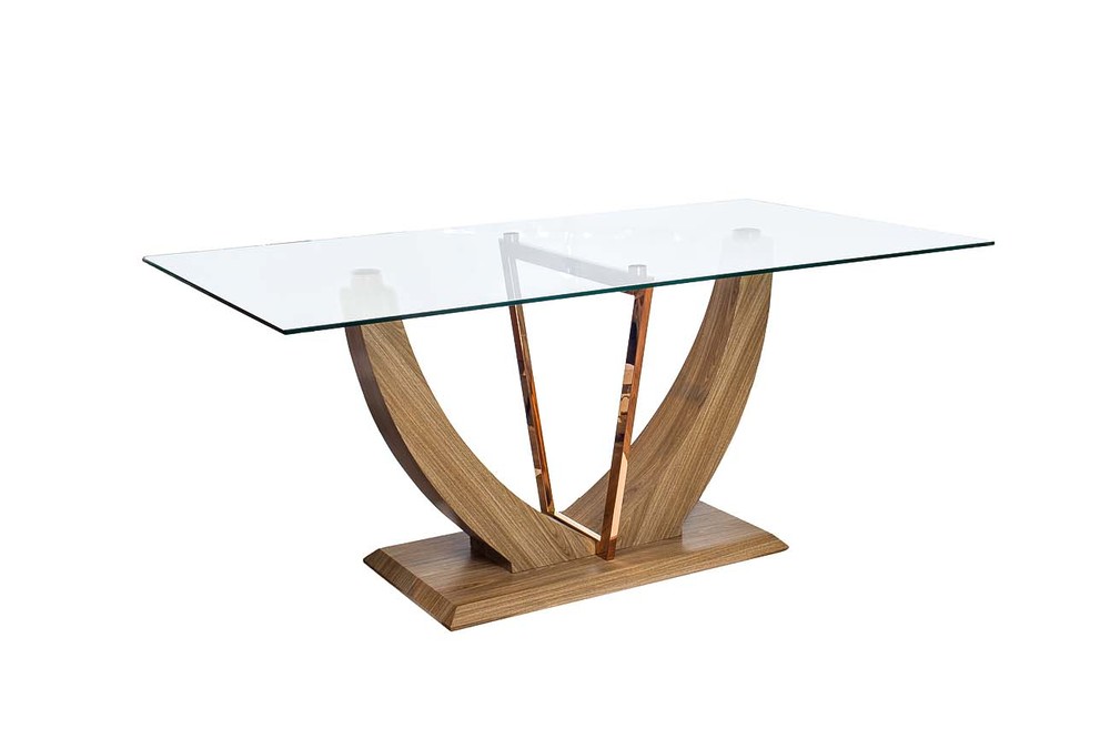 Стол обеденный бежевый