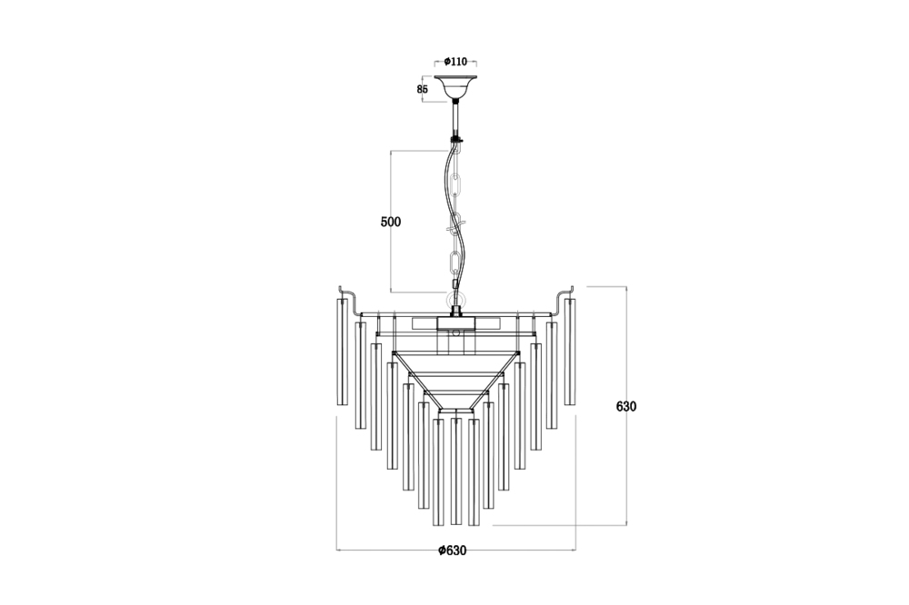 Подвесная люстра